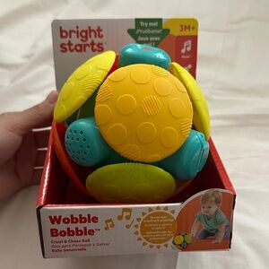 Wobble Bobble Ball - Yellow and Blue